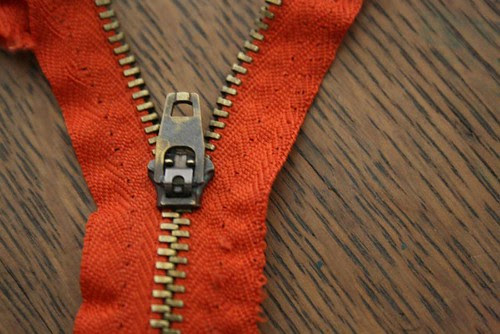 reclaimed zipper