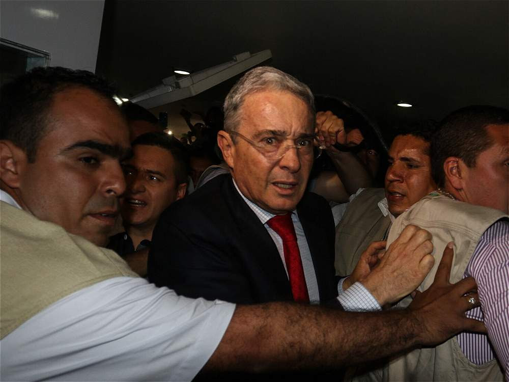 Momentos de angustia vivió Álvaro Uribe en la Universidad Libre de Pereira
