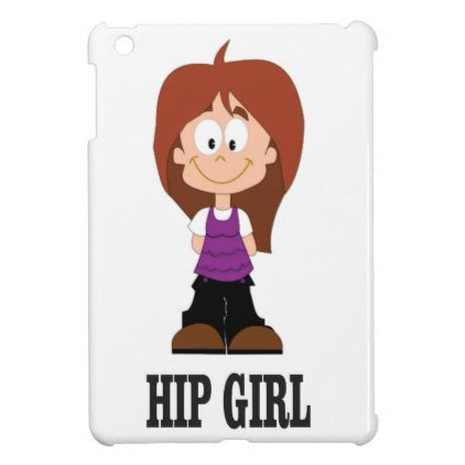 hip shy girl iPad mini covers