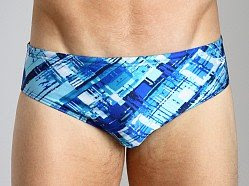 Speedo Poly Spandex Plaid Brief
