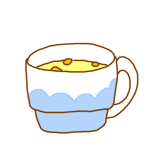 コーンスープのイラスト かわいいフリー素材が無料のイラストレイン