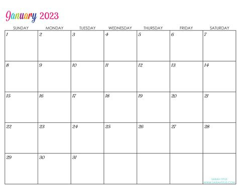  customized editable 2023 free printable calendars my blog