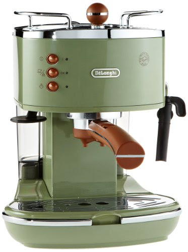 De'Longhi ECOV310.GR Icona Vintage Macchina Per Caffè Espresso, Colore Verde