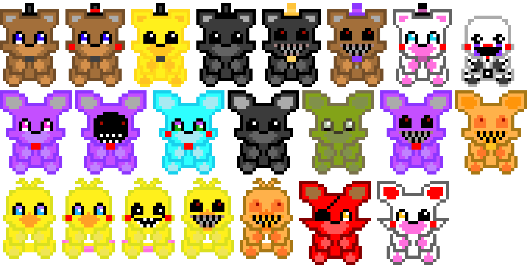 Pixel Art Maker Fnaf / With this map, i wanted it to stand out from the