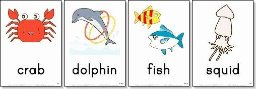 英語の絵カード 動物シリーズ を無料ダウンロード ちびむすブログ