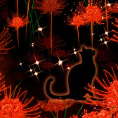 完了しました 和風 彼岸花 イラスト 壁紙 たつく