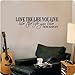 Bob Marley Quote Wall Decal Decor Love Life Words Large Nice Sticker Text
