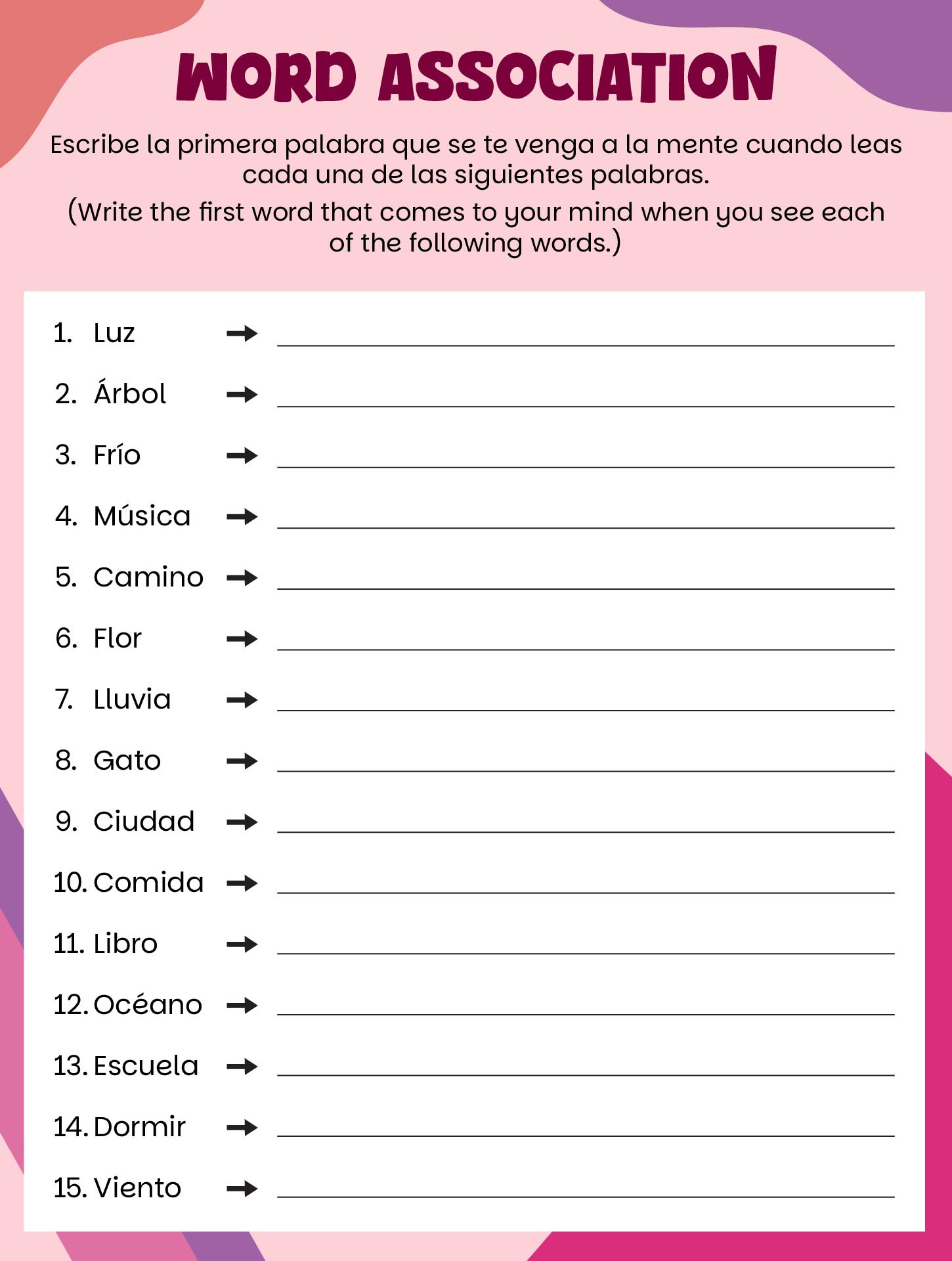 10 Best Images of Adult Cognitive Worksheets Printable ...