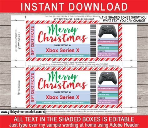 Look no further than free birthday templates printables. printable xbox gift card template printable templates