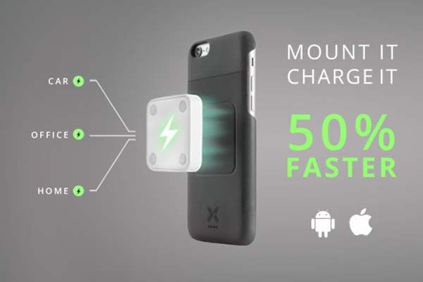 XVIDA Mountable Qi Wireless Charger for iPhone and Android