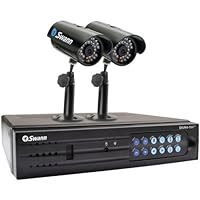 SWANN SW343-DP2 4-Channel Digital Video Recorder with 320 GB Hard Drive and 2 Cameras