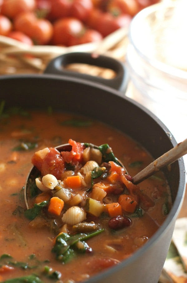 Fall Dinner Party Minestrone Soup Recipe