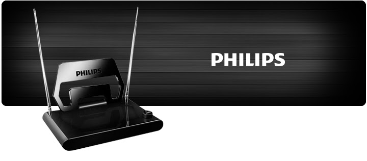ANTENA TV INTERNA PHILIPS VHF UHF FM HDTV SDV1125T/55