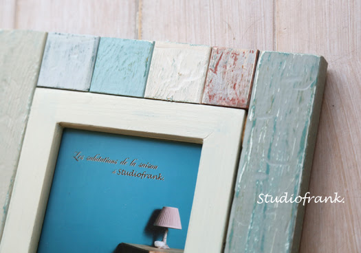 100均フォトフレームのリメイク スタジオフランク