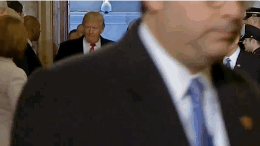 They have Trump doing everything he can to remind people that he's in charge: