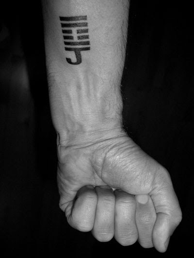 Tattoo I got last night. It could be a fucked-up umbrella.