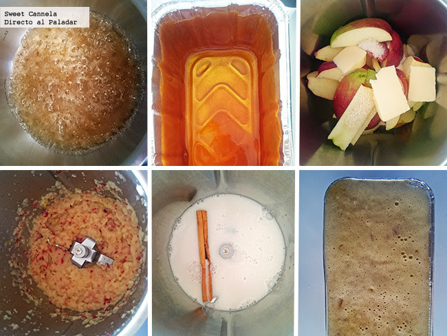 Preparacion Flan Manzana Thermomix