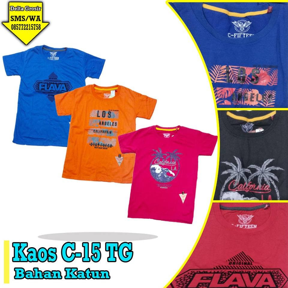 Konveksi Kaos  C15 Tanggung Anak  Murah  0857 7221 5758