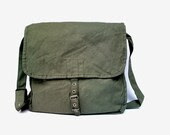 Vintage military canvas bag soviet army crossbody bag messenger bag authentic war bag - PetarsVintage
