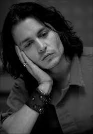 Johnny Depp looking sad