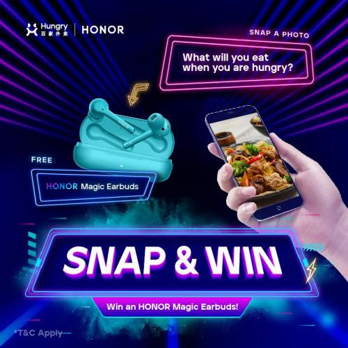 Hungry Snap Win Honor Magic Earbugs Contest