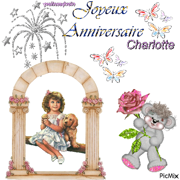 Heureux Anniversaire Charlotte