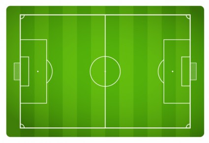 Lapangan Sepak Bola-vektor Olahraga-vektor Gratis Download 