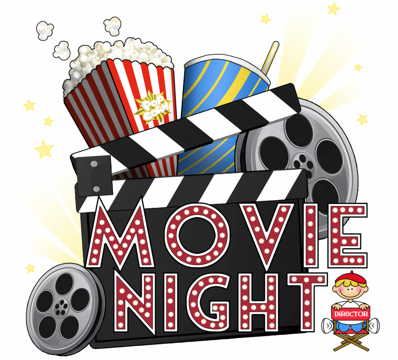 Movie Night Clipart Free