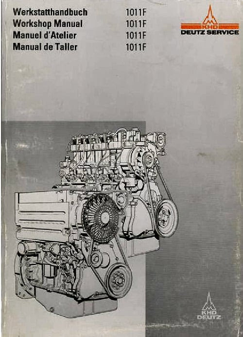 Deutz 1011f workshop manual