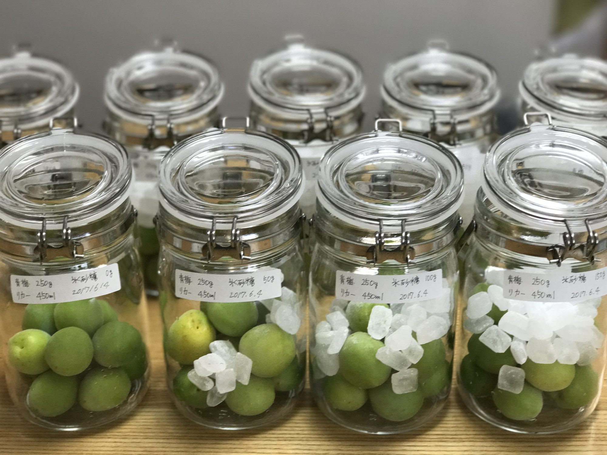 手作り梅酒に最適な糖の量は おいしい梅酒の作り方