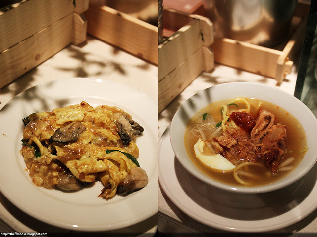 Spice Brasserie - Oyster Omelette and Penang Style Prawn Mee