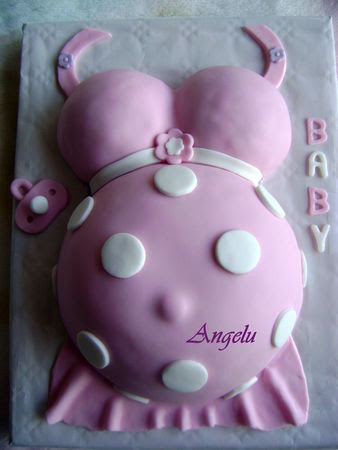 Gateau Femme Enceinte Pregnant Belly Cake Par Ma Petite Patisserie