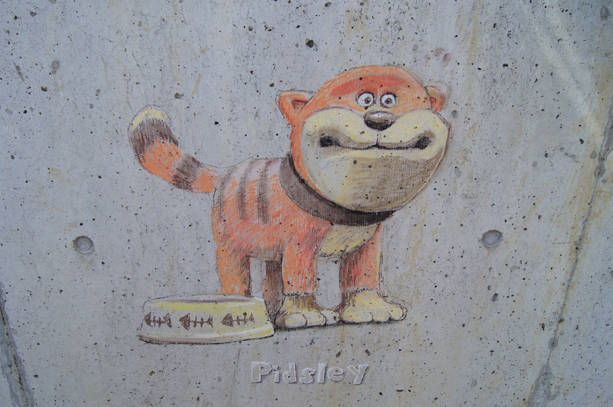 パステル画 ピッツリー パステルで落書き