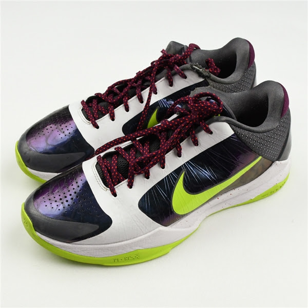 Lot Detail Nico Mannion 2nd Round 48th Overall Nike Kobe 5 Protro Chaos Purple Cyber White Black 5 Games January 30 March 7 2020