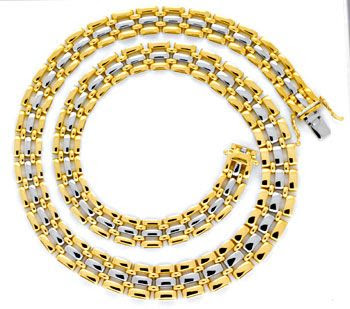 Originalfoto GOLDKOLLIER VERLAUF, GELBGOLD WEISSGOLD 750 3.500€ NEU!