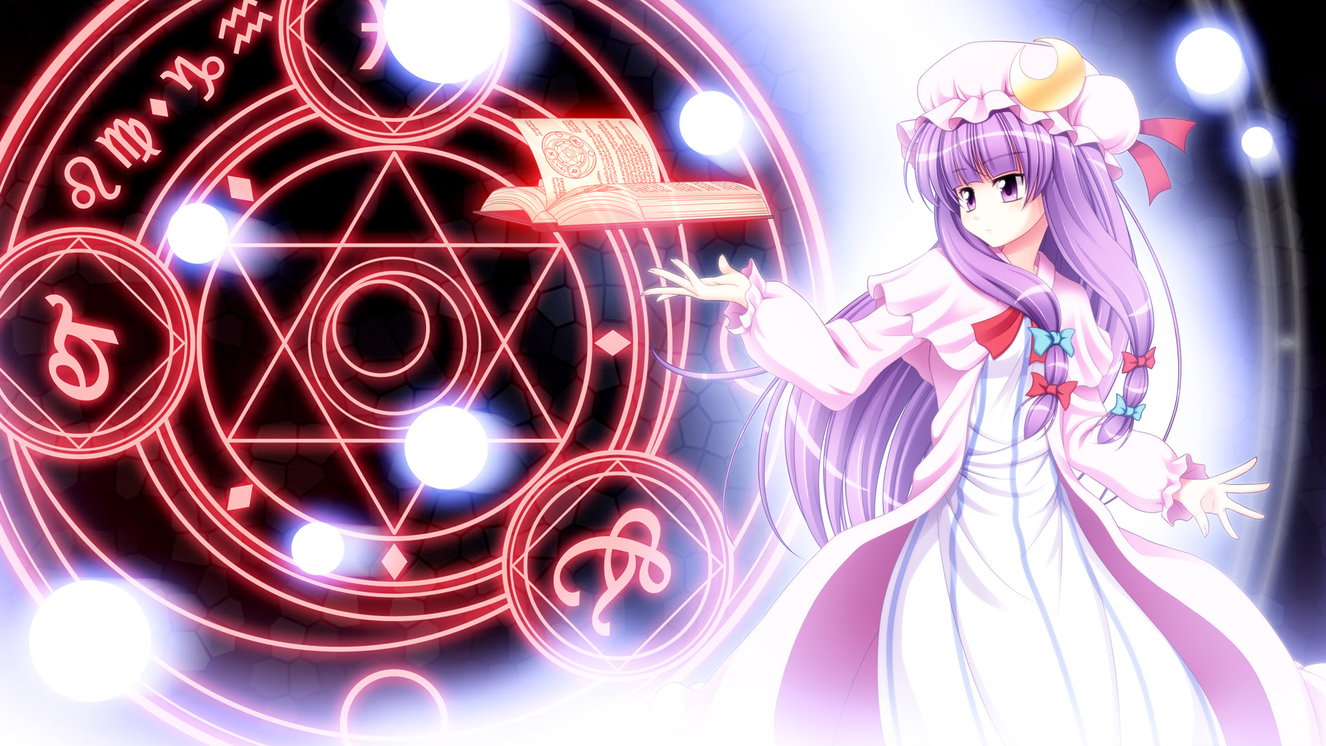 パチュリー ノーレッジ フルhd東方壁紙 1920x1080の東方project