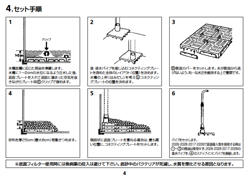 底面フィルター 熱帯魚 エーハイム底面直結フィルター
