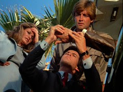 Remington Steele, Laura Holt, Murphy Michaels find James Rubio's corpse
