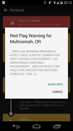 Weather Timeline - Forecast - screenshot