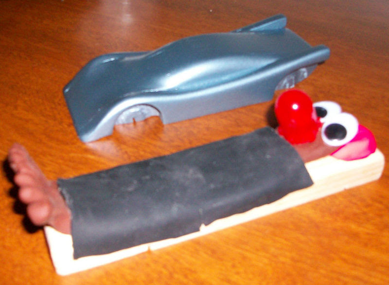 shoe pinewood derby