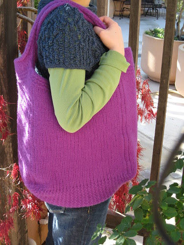 081123 felted tote bag