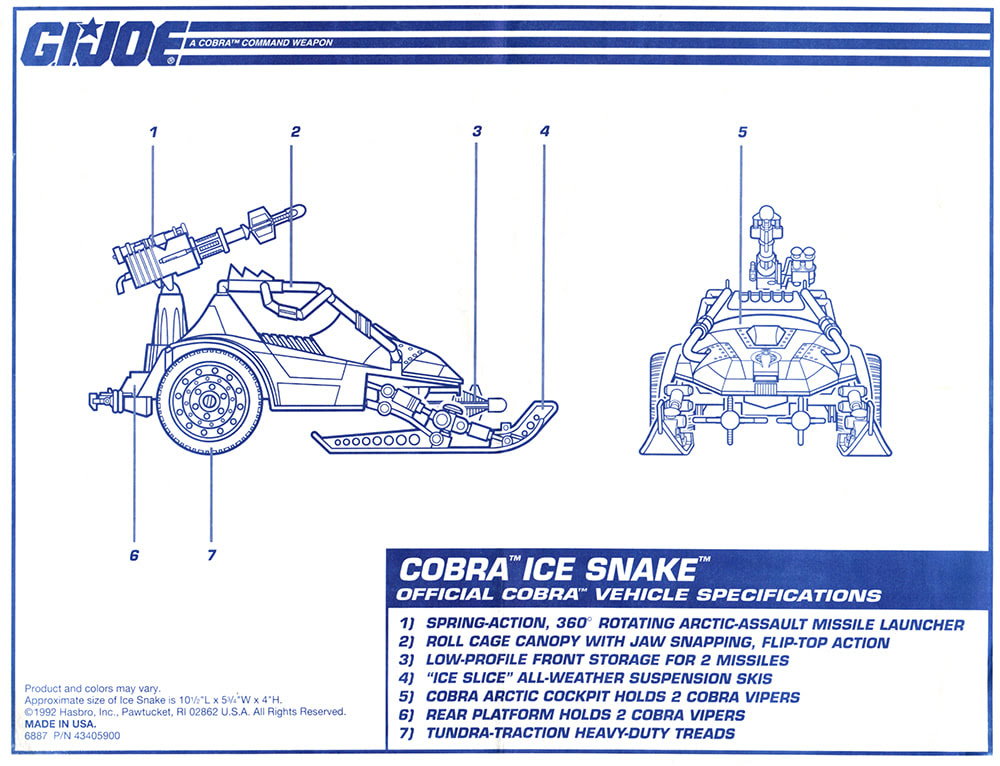 Cobra Ice Snake 3djoes Price and other details may vary based on size and color.