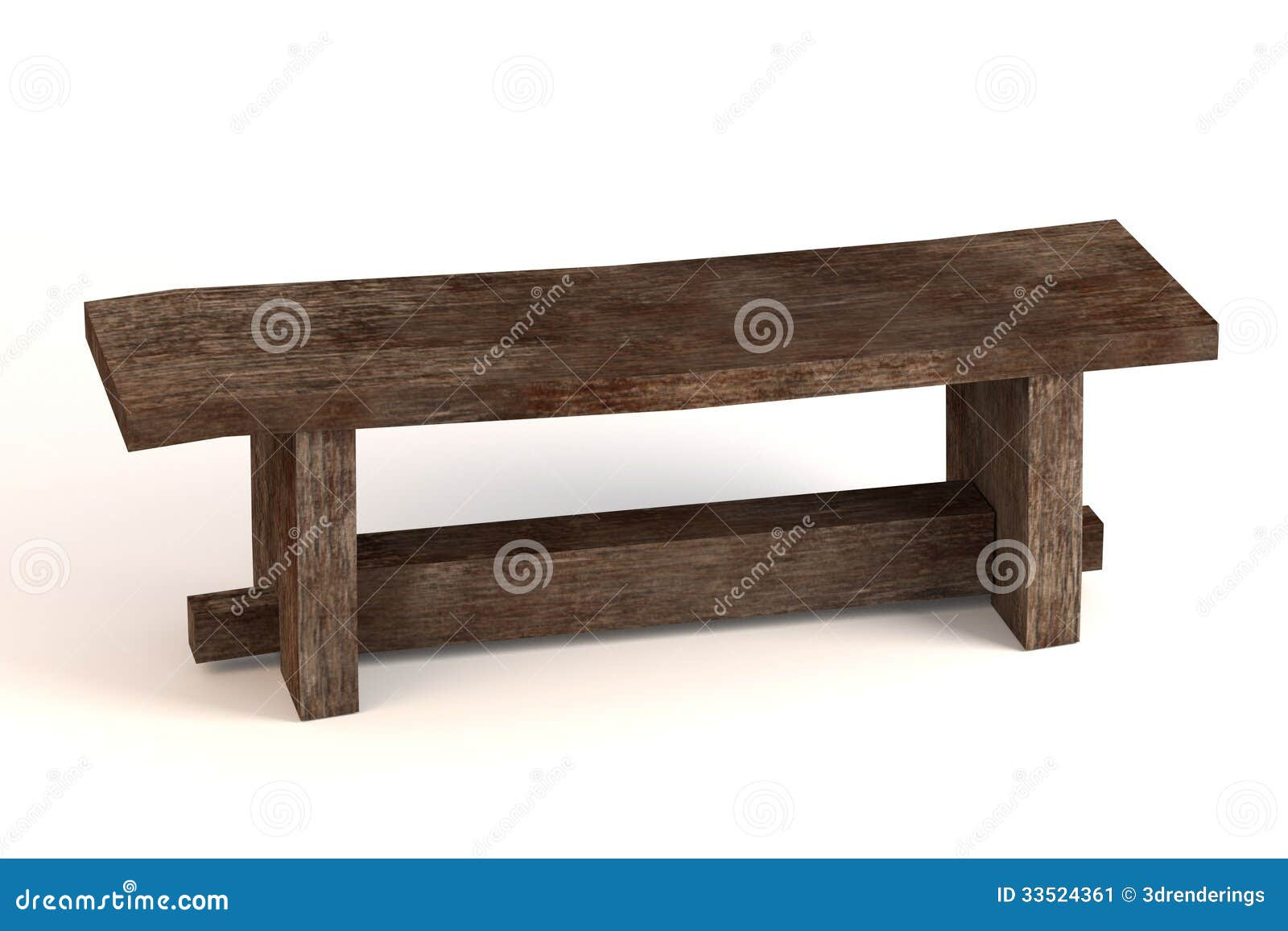 Medieval Bench Stock Image - Image: 33524361