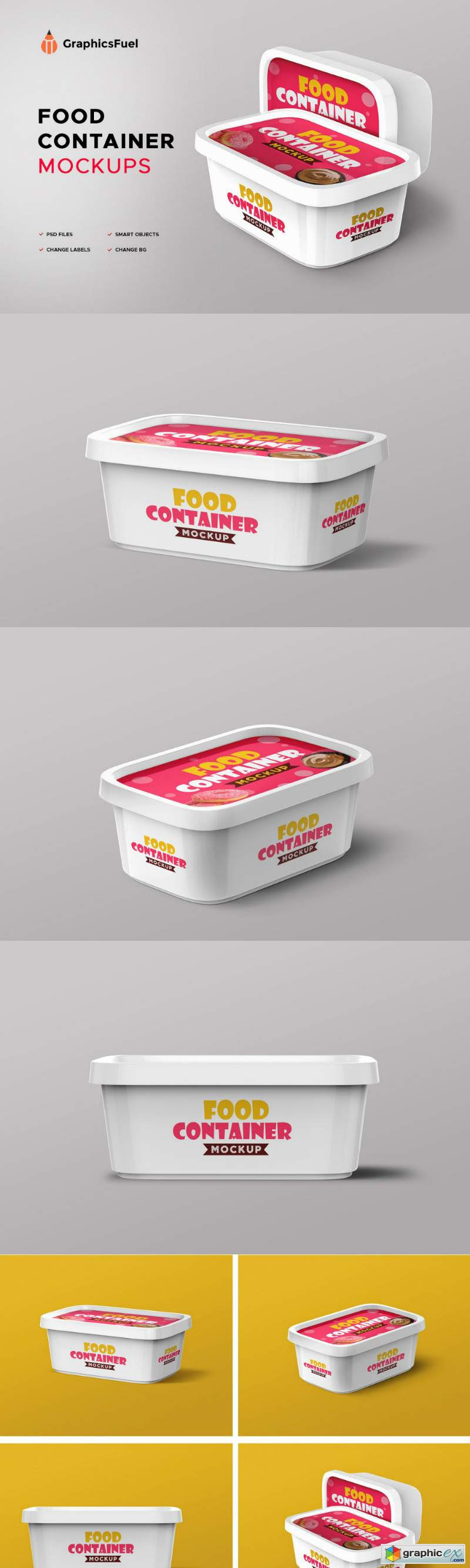 Download Plastic Food Container Mockups Free Download Vector Stock Image Photoshop Icon