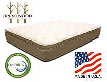 Hot Sale Brentwood Finale 11-Inch Quilted Eurotop Inner Spring Mattress, Made in the USA, Queen Size