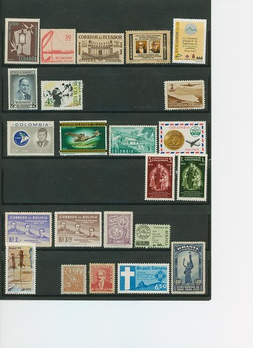 Paises De America. sellos mint de paises de america variado