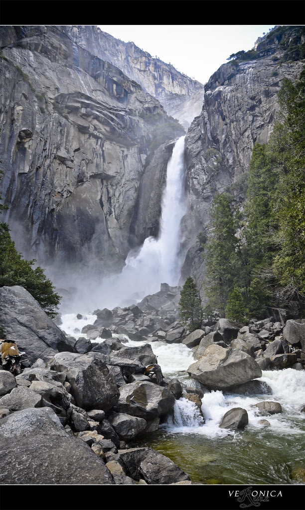 Day 2 -- Yosemite -- Lower Yosemite Falls