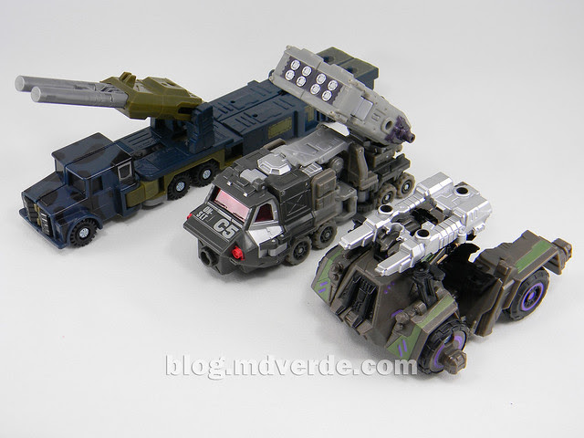 Transformers Onslaught Generations Fall of Cybertron - SDCC Exclusive - modo alterno vs G1 vs Universe