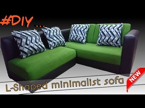 Popular Cara membuat sofa leter L minimalis model sofa untuk ruang tamu kecil, paling populer!