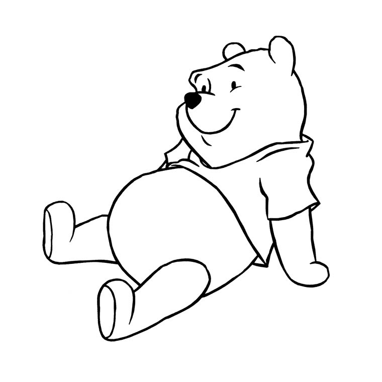Coloriage Winnie Lourson à Imprimer